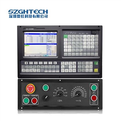 GH1000TC-5 axis Lathe CNC controller<br />
1) Support Dual analog voltage(0~10V) & C-axis for Spindle servo(M800)<br />
2) Support Stepper/Increment/Absolute/EtherCAT/Powerlink Servo for Feeding Axes<br />
3) Scanning Function & Auto Tool Setter/Probe<br />