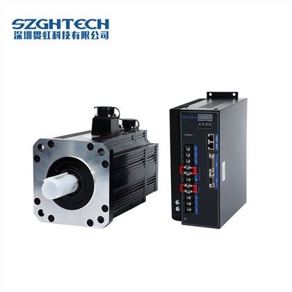 Servo motor has a long overload ability, have smaller inertia and the big plugging around moment.